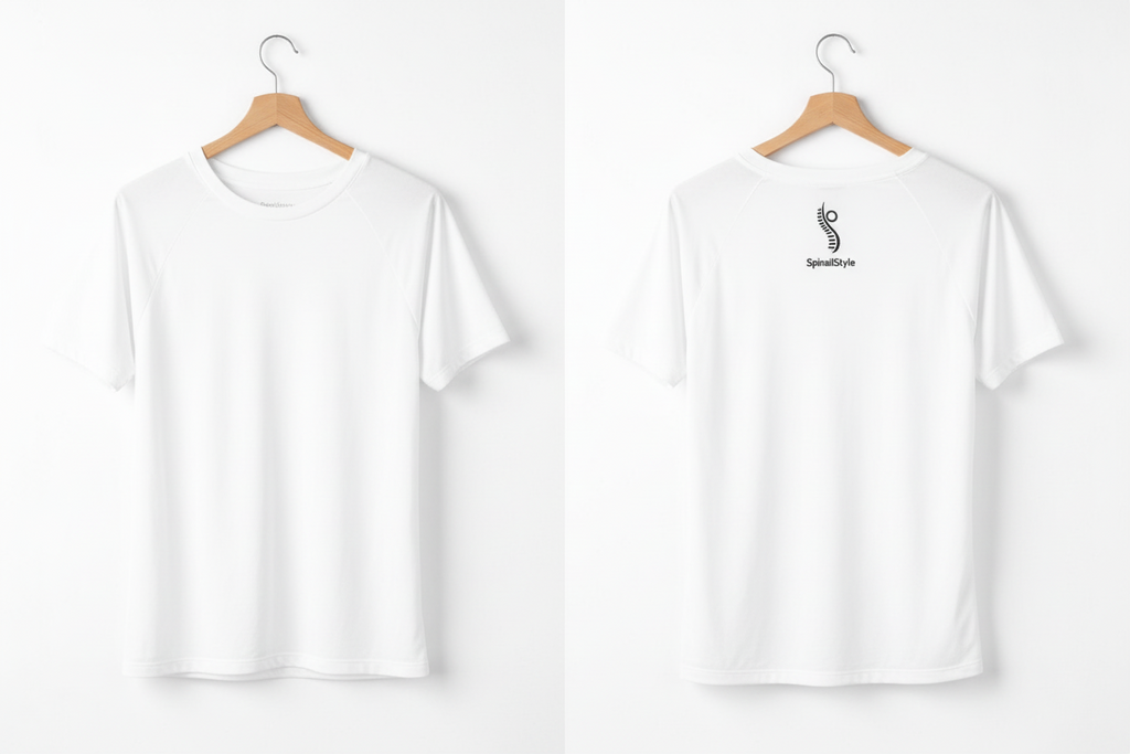 Camiseta Ergonómica Manga Corta Blanca