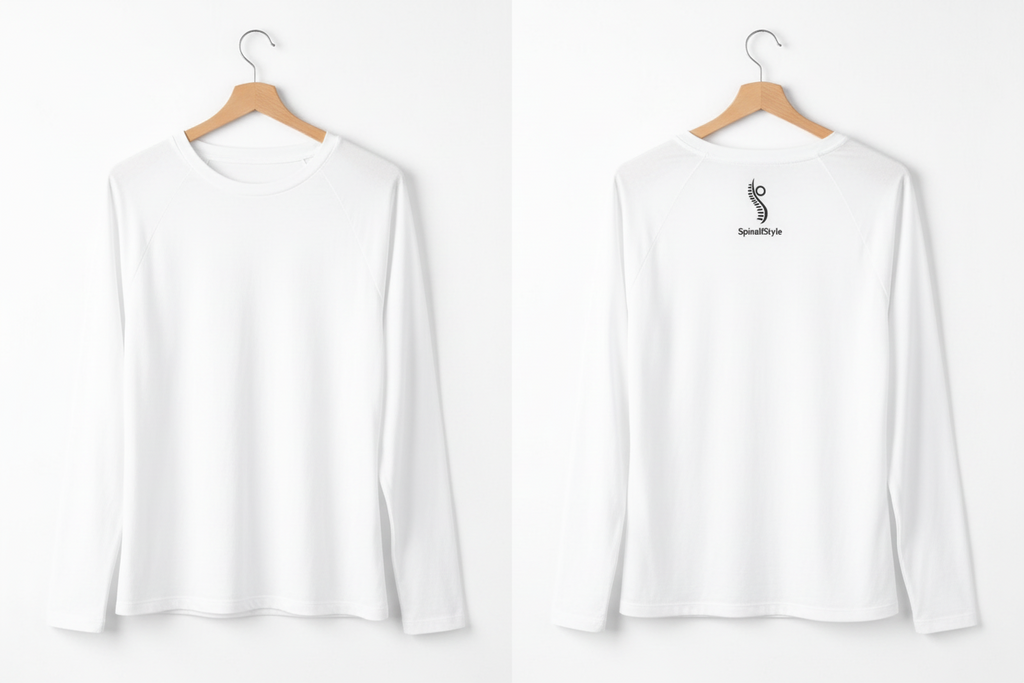 camiseta manga larga blanca