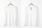 camiseta manga larga blanca