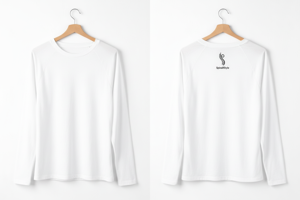 camiseta manga larga blanca