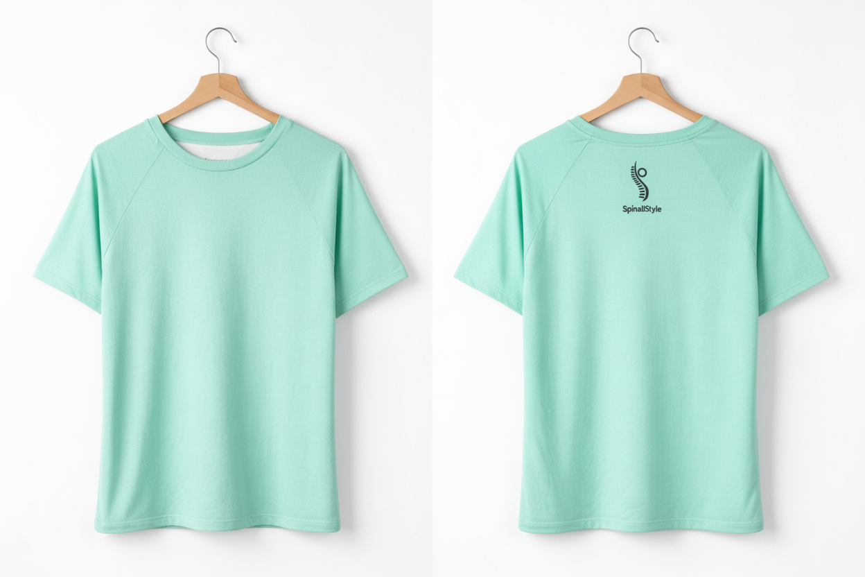 Camiseta Ergonómica Manga Corta Mint Verde