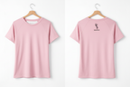 Camiseta Ergonómica Manga Corta Rosa Pastel